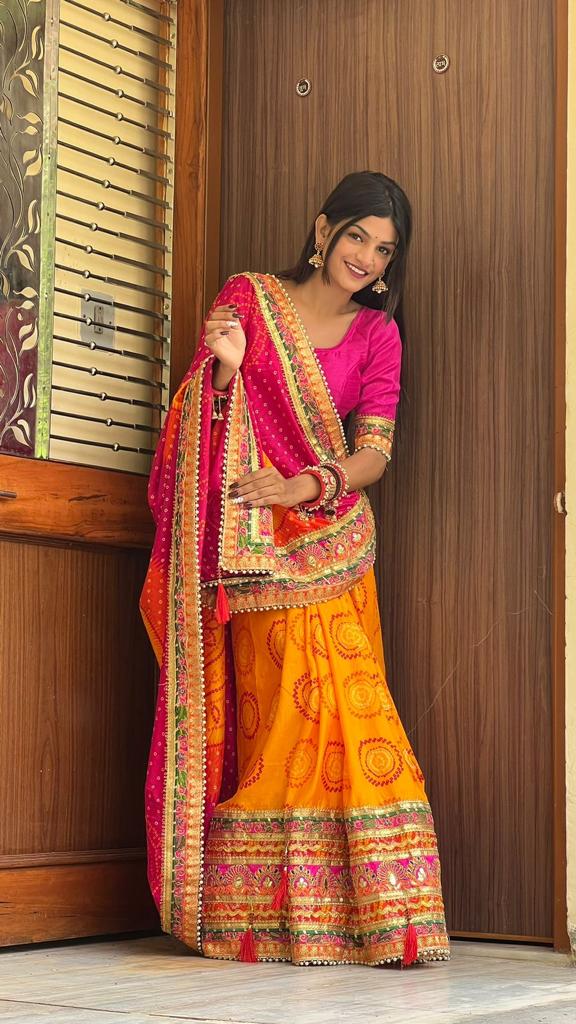 Sidha pallu saree clearance style