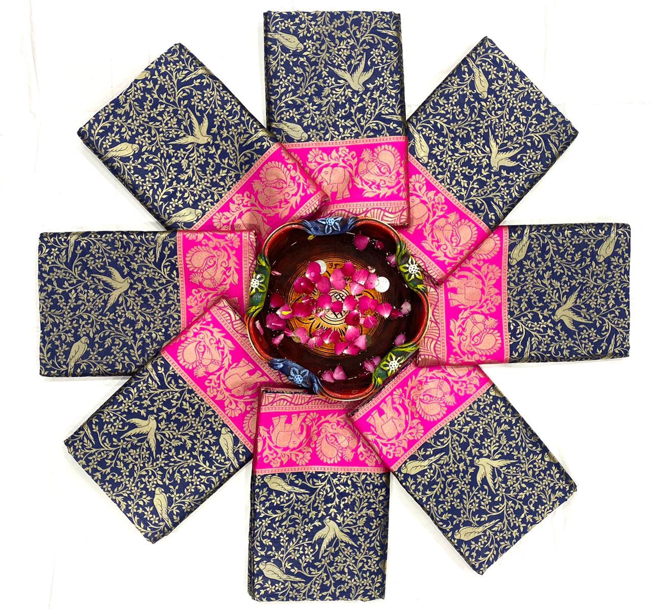 Beautiful Rich Pallu Jacquard Work On All Over The Saree For Women