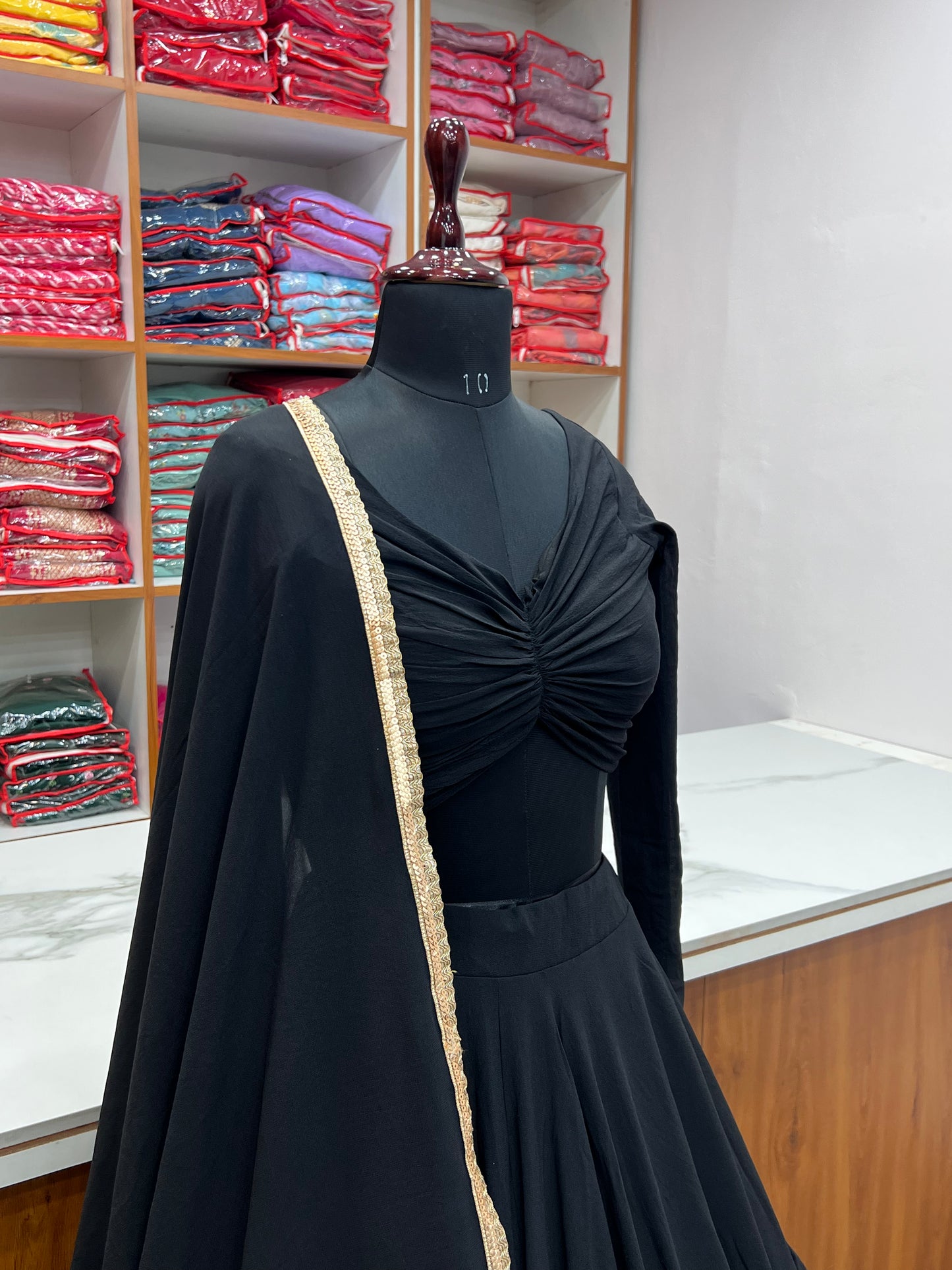 Latest Stitched Lehenga choli Dupatta Set for function wear