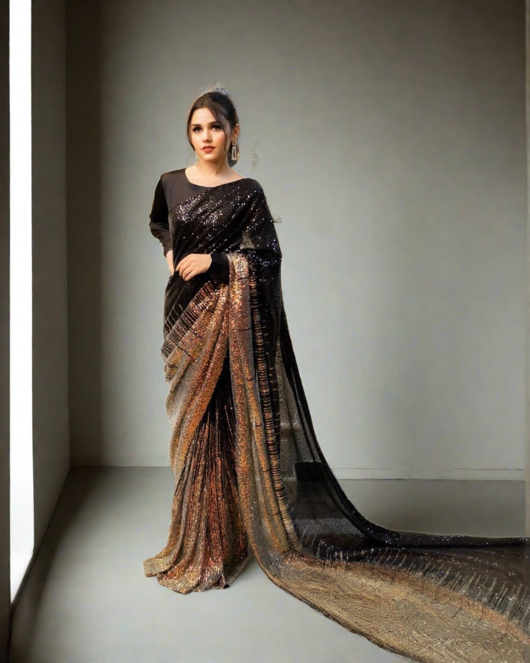 New trend party wear saree best sale