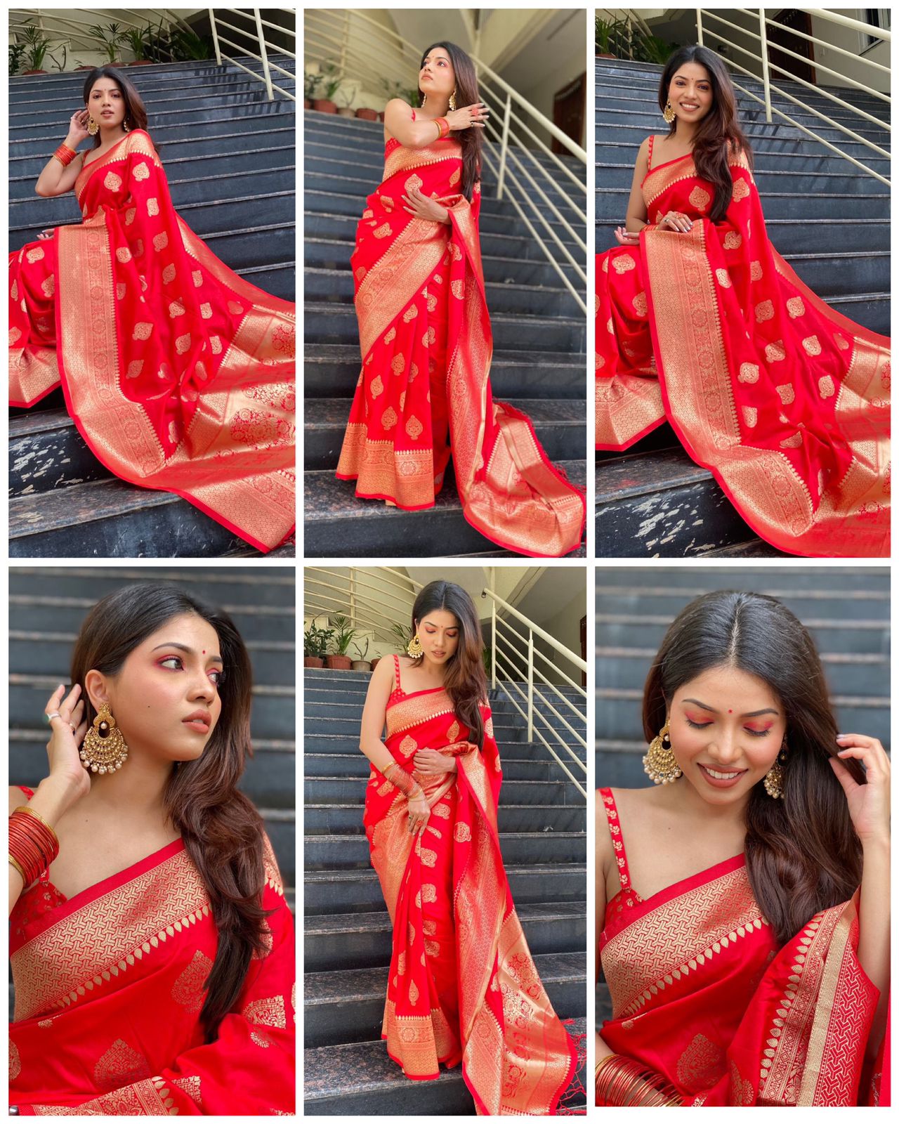 Soft Lichi Silk Jacquard Party Wear Saree with rich pallu