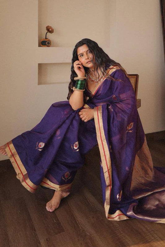 Reach Pallu Jacquard Saree For Women