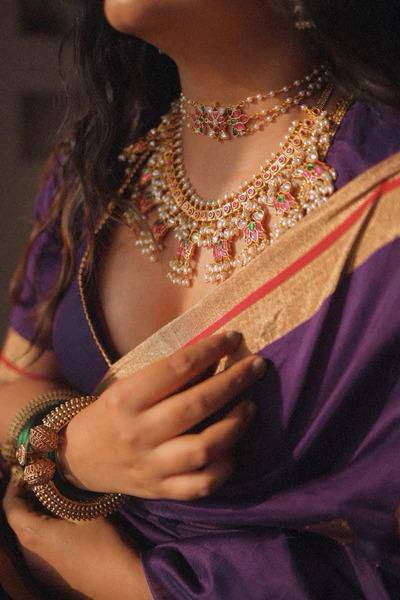 Reach Pallu Jacquard Saree For Women