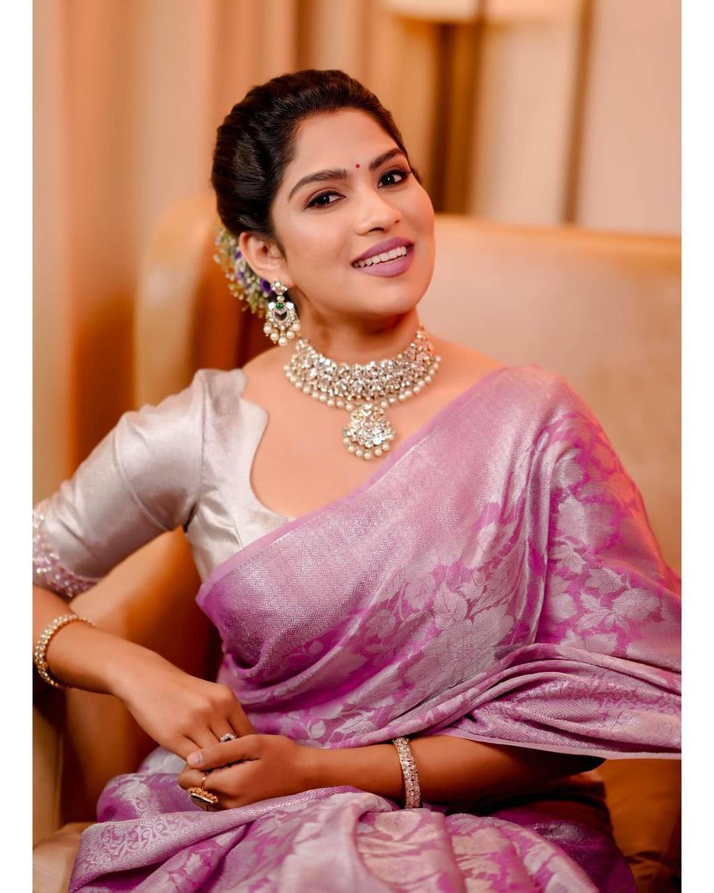 Reach Pallu Jacquard Saree For Women