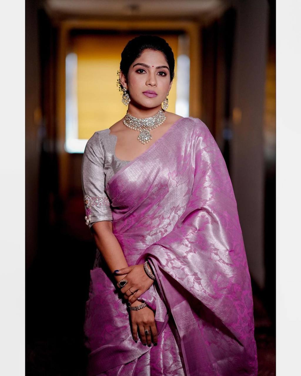 Reach Pallu Jacquard Saree For Women