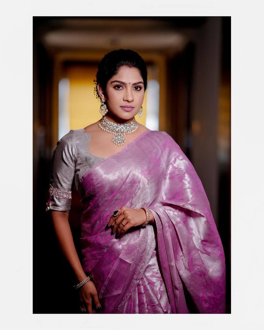 Reach Pallu Jacquard Saree For Women