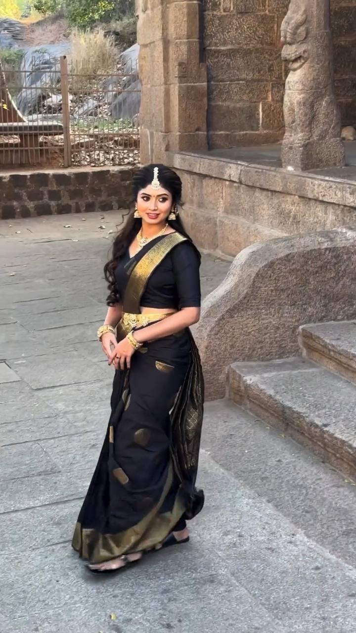 Reach Pallu Jacquard Saree For Women