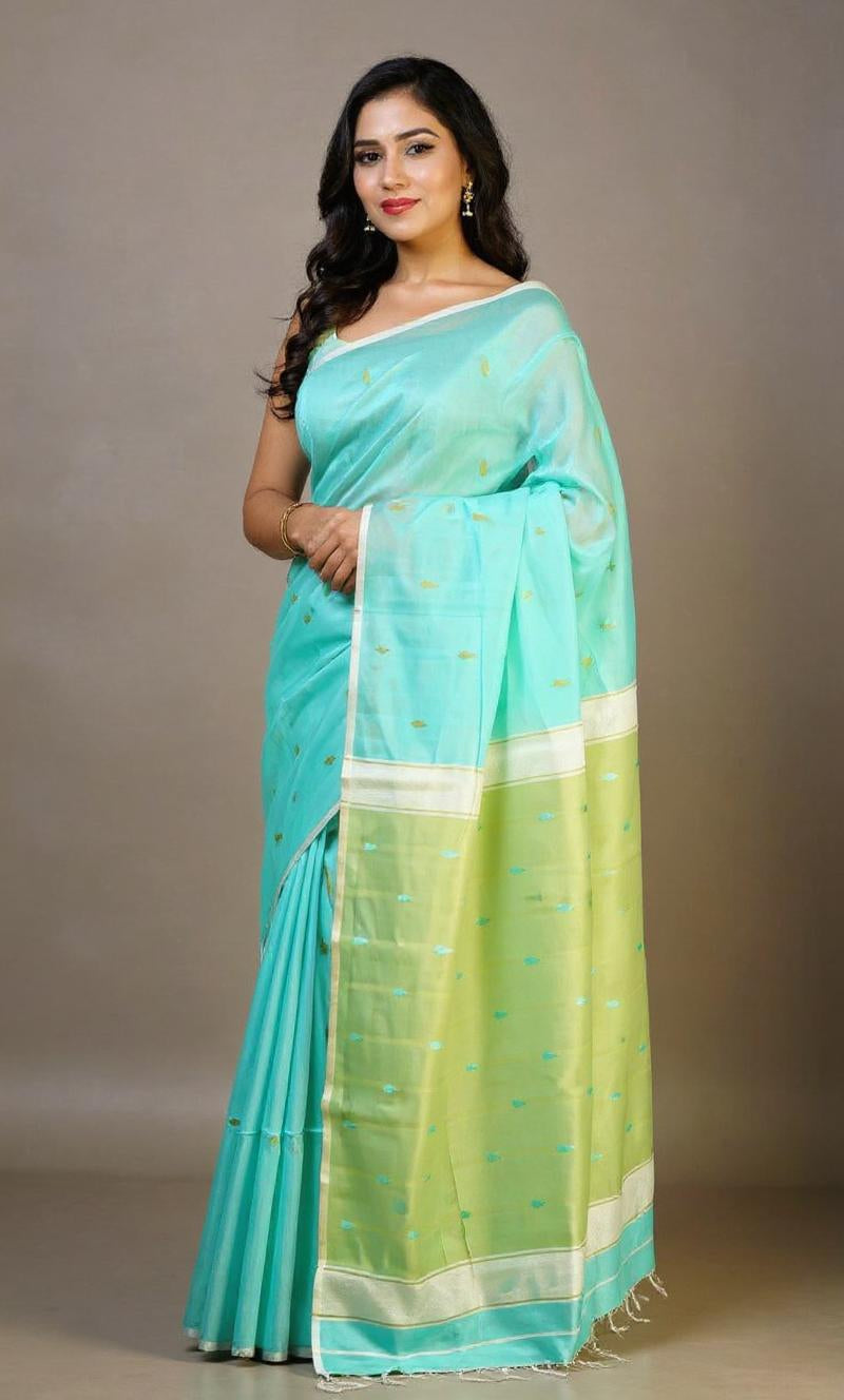 Latest cotton lilan Saree For Womem