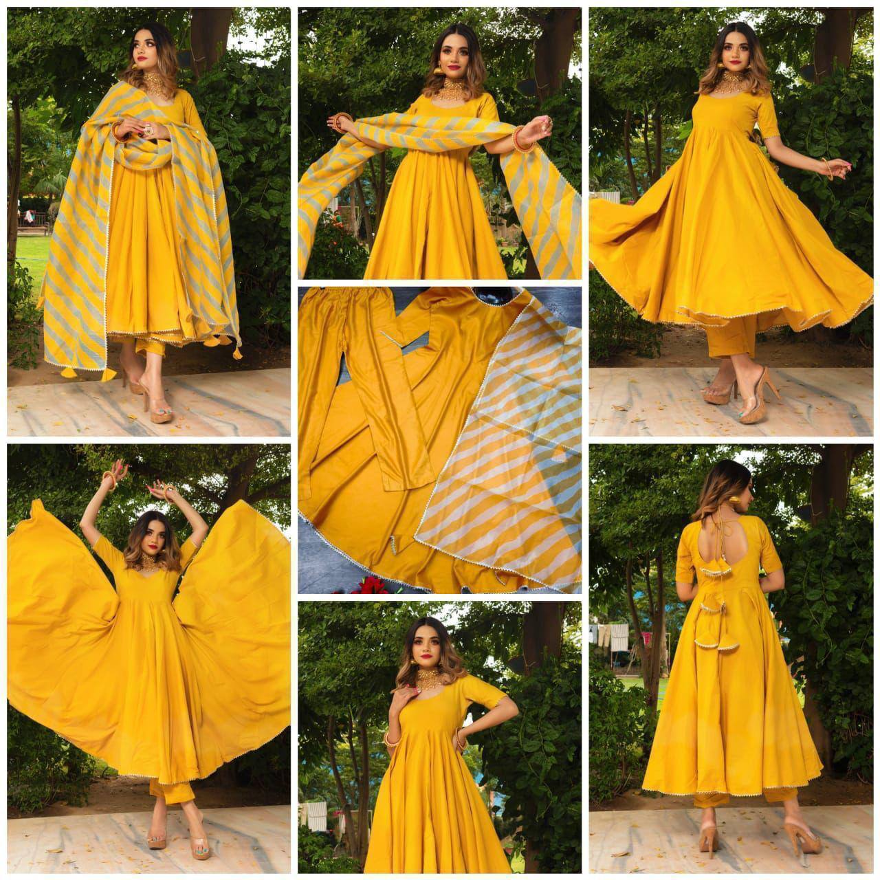 Beautiful Readymade Rayon Kurta With Pent & Dupatta