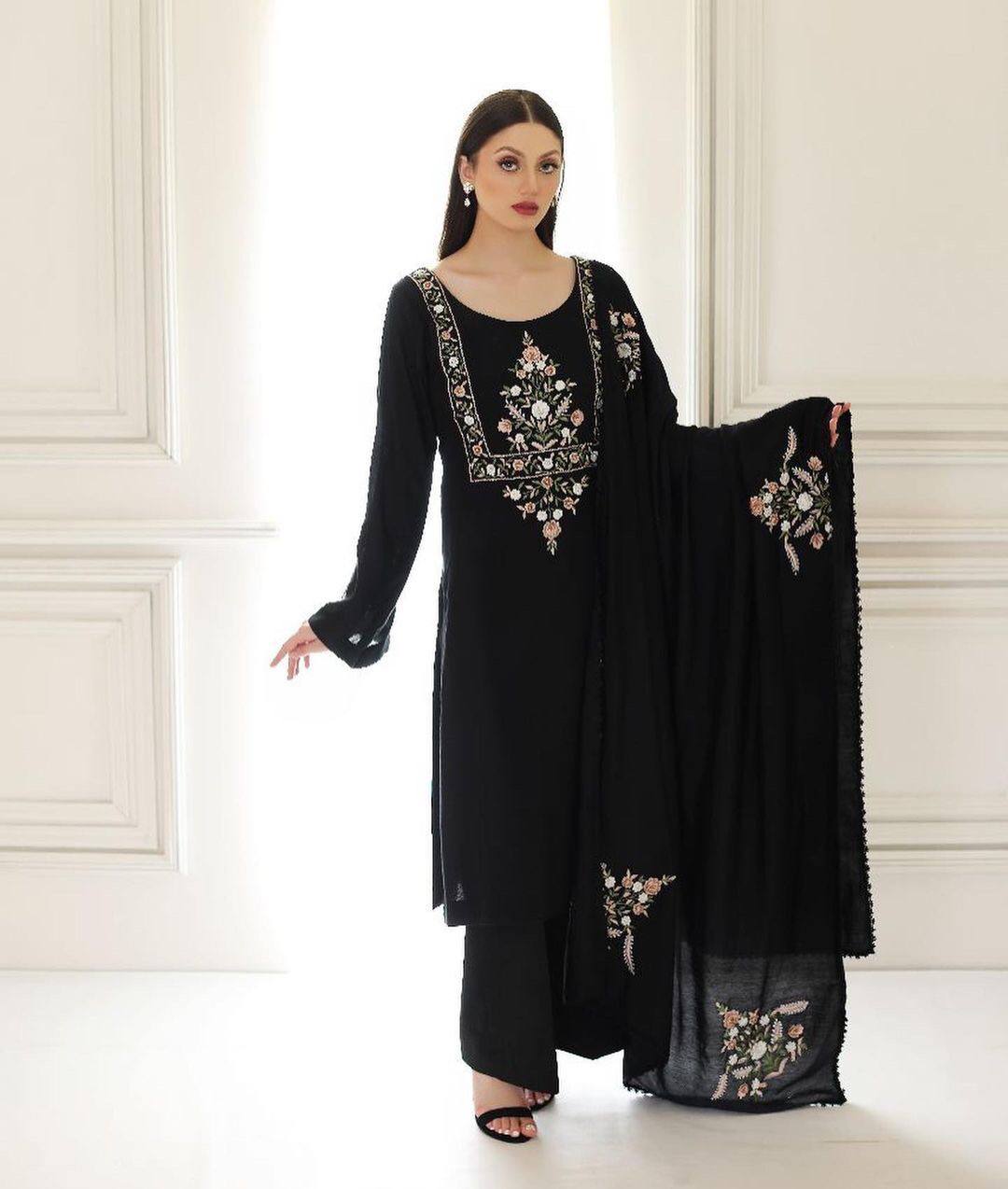 Beautiful Party Wear Look Top - Palazzo & Dupatta Set