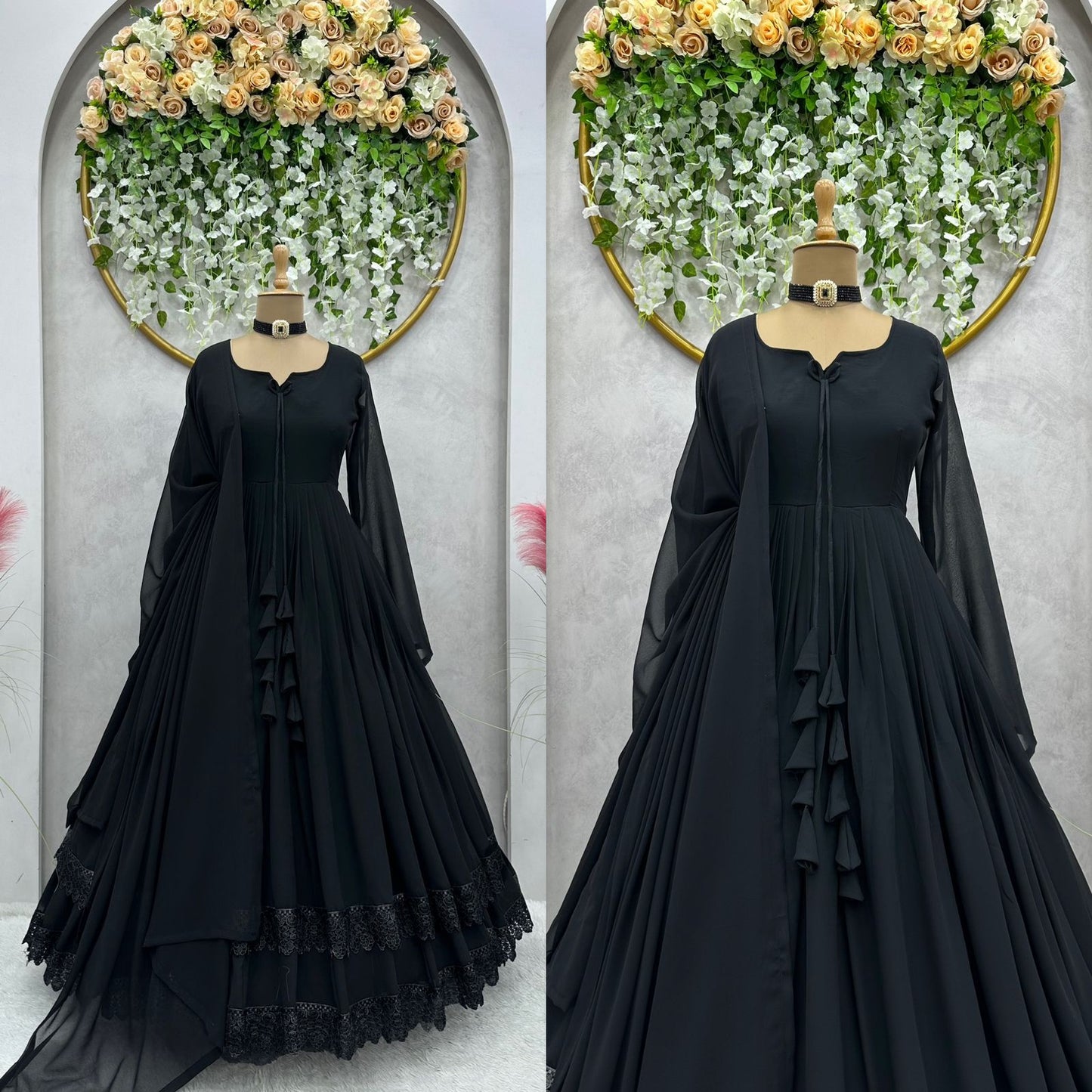 Latest Indian Party Wear Georgette Gown