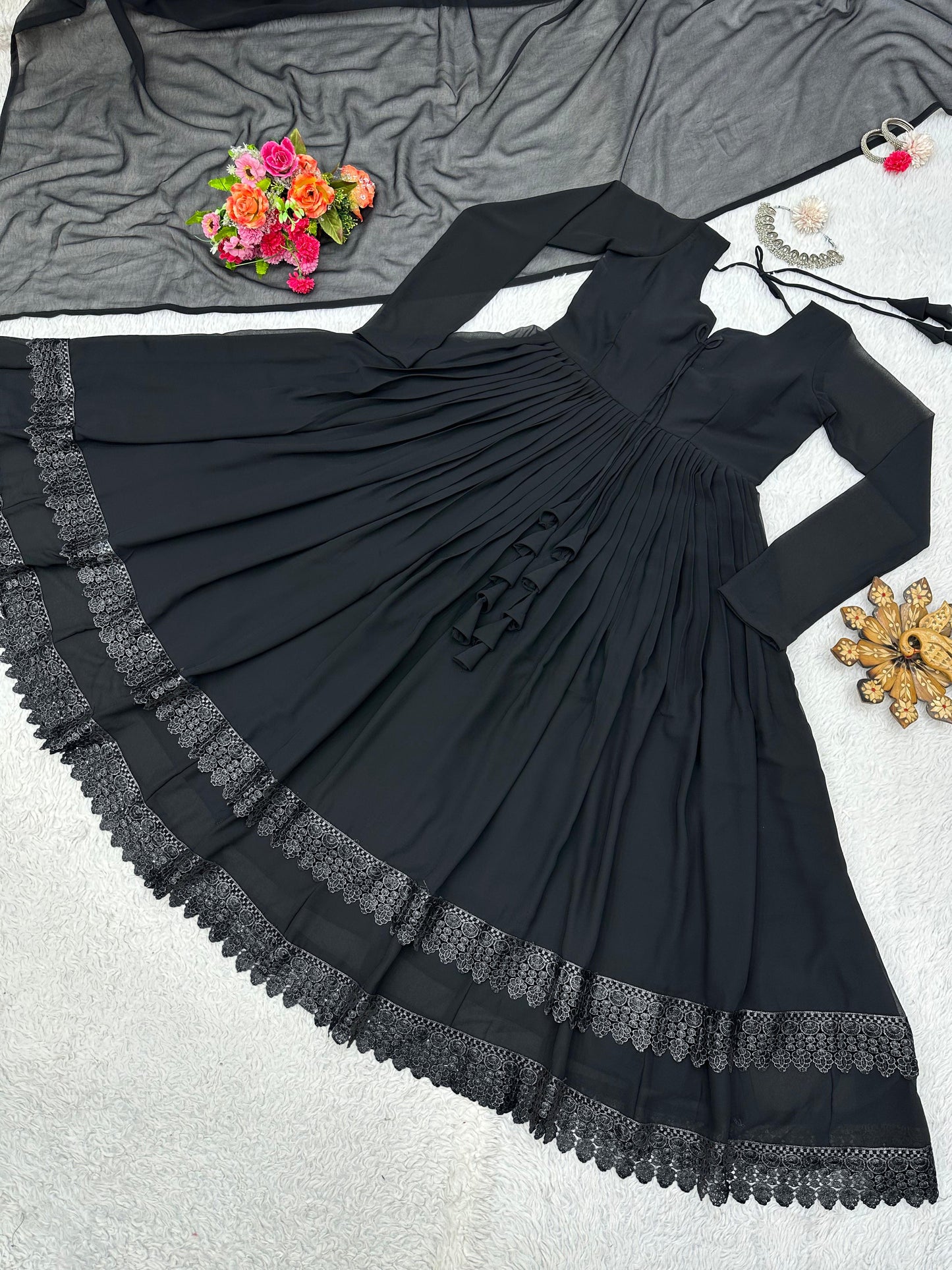 Latest Indian Party Wear Georgette Gown