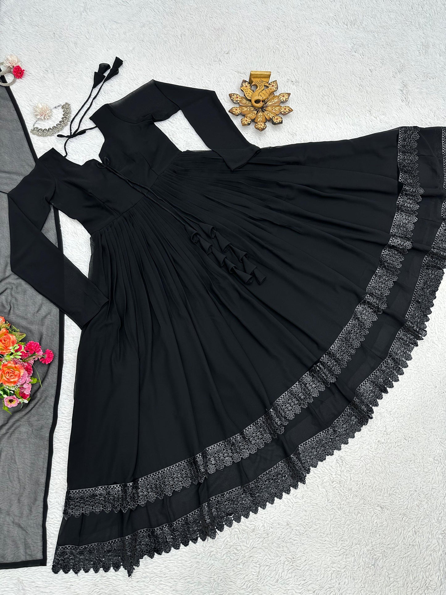 Latest Indian Party Wear Georgette Gown