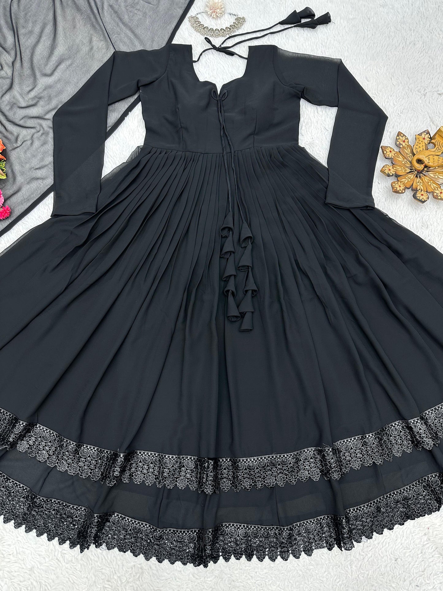 Latest Indian Party Wear Georgette Gown