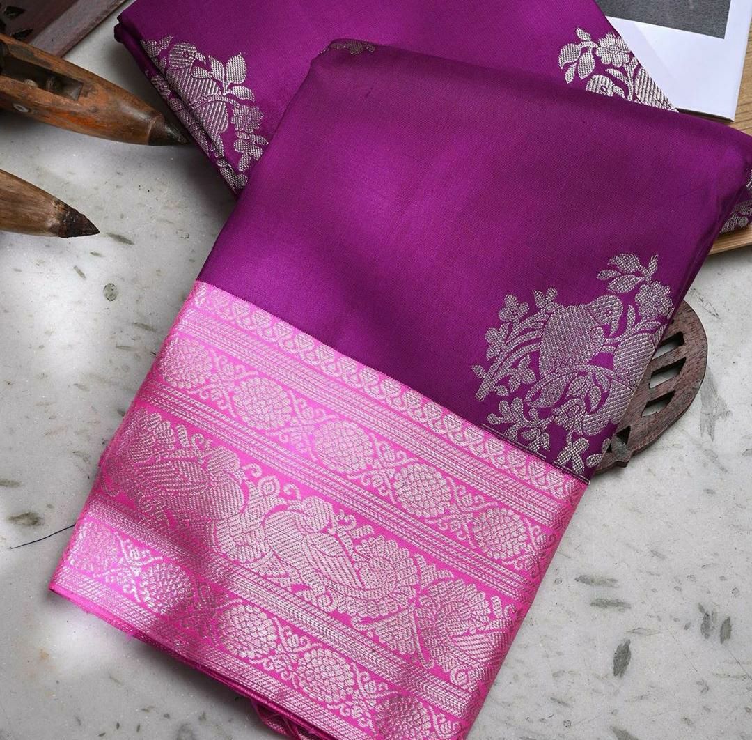 Reach Pallu Jacquard Saree For Women