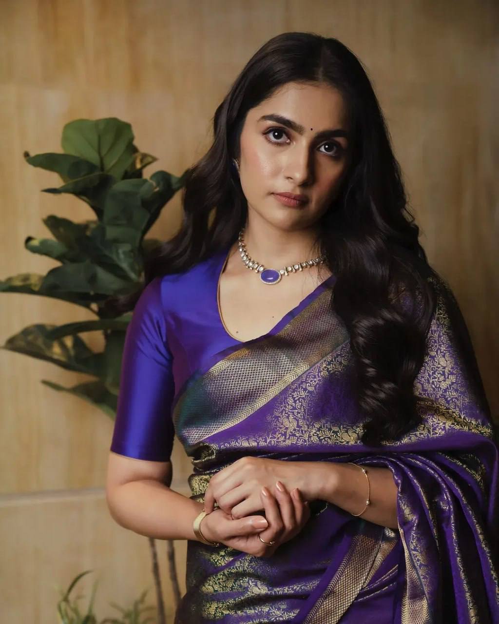 Kanjivaram Pallu Jacquard Saree For Women