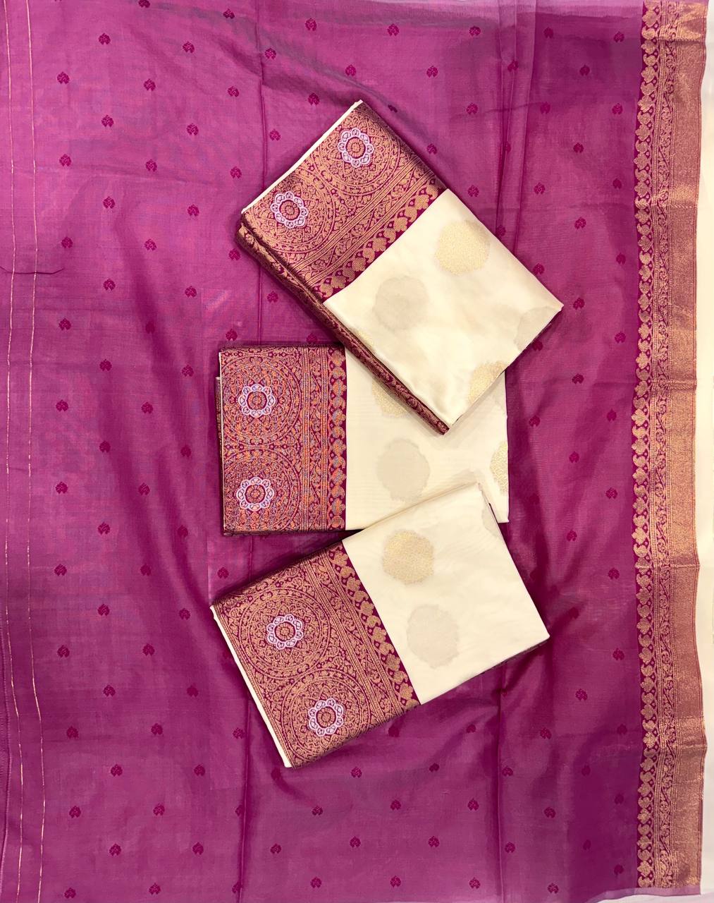 Soft Lichi Silk Saree Jacquard