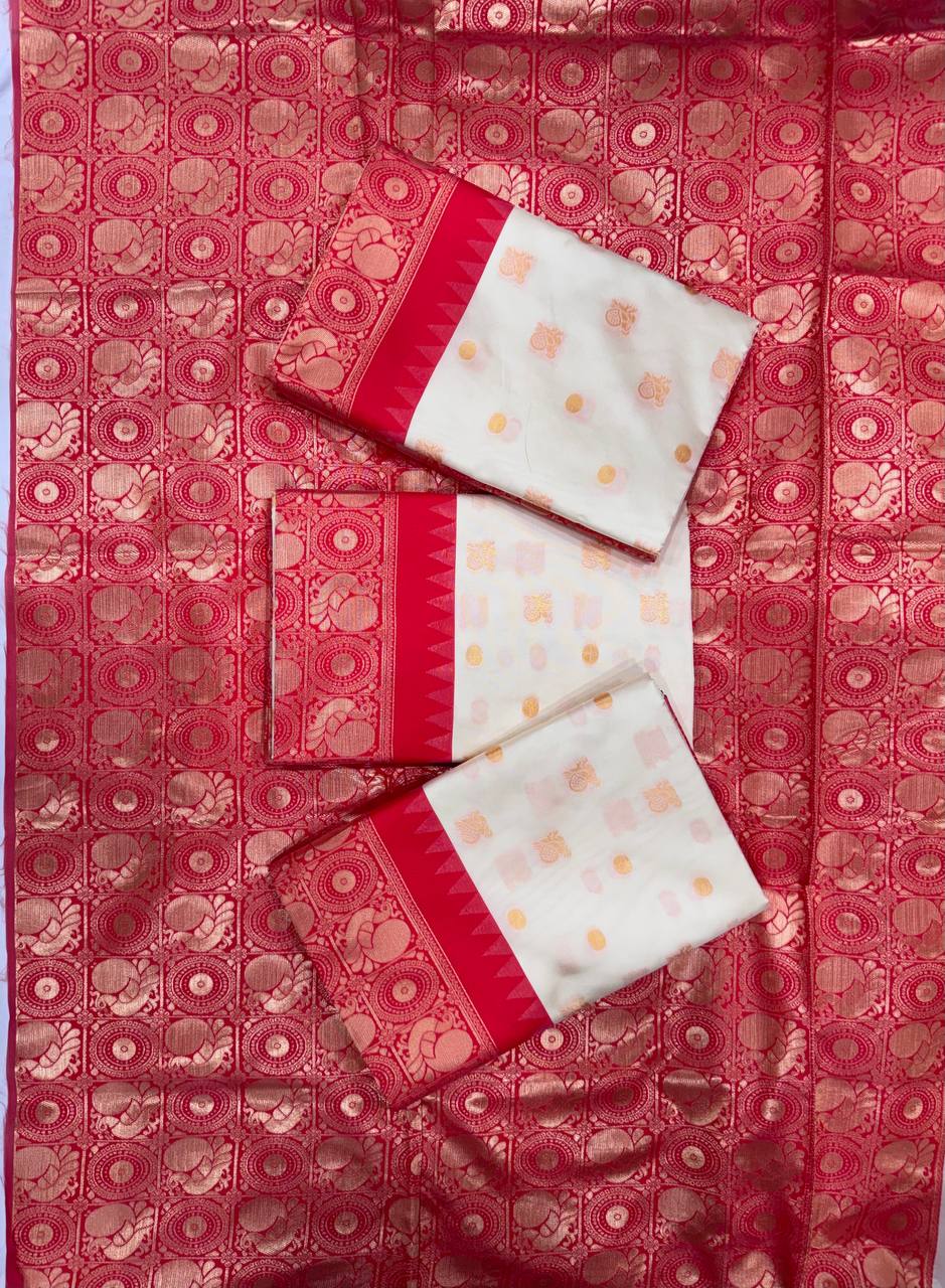 Soft Lichi Silk Saree