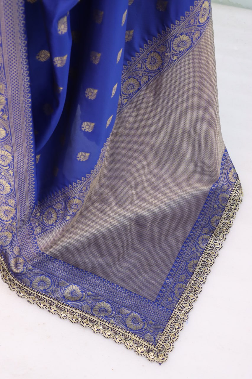Designer Banarasi Silk Saree Blouse