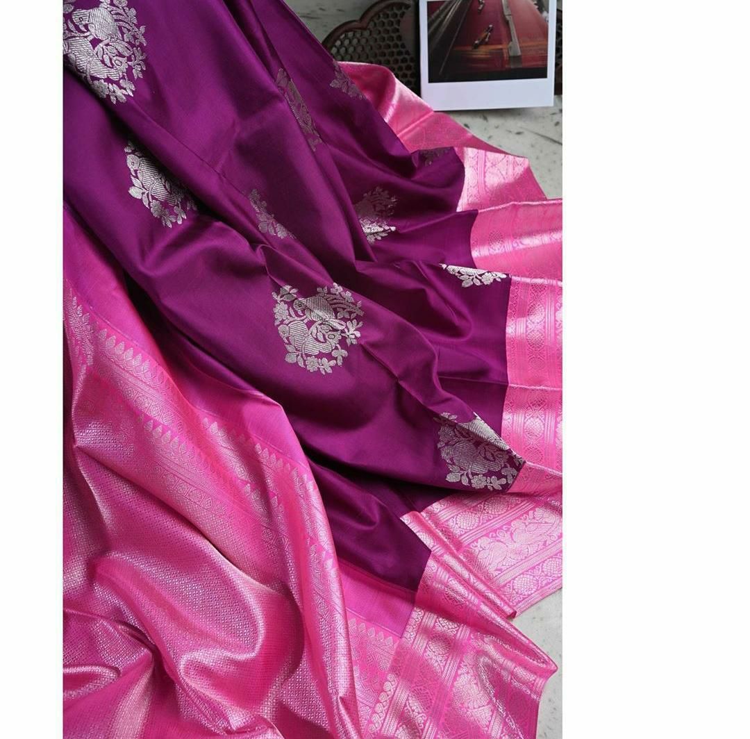 Reach Pallu Jacquard Saree For Women