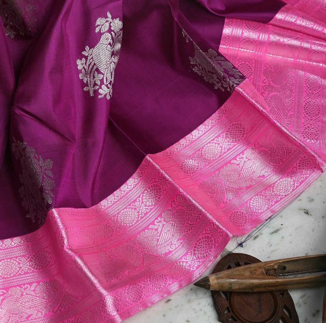 Reach Pallu Jacquard Saree For Women