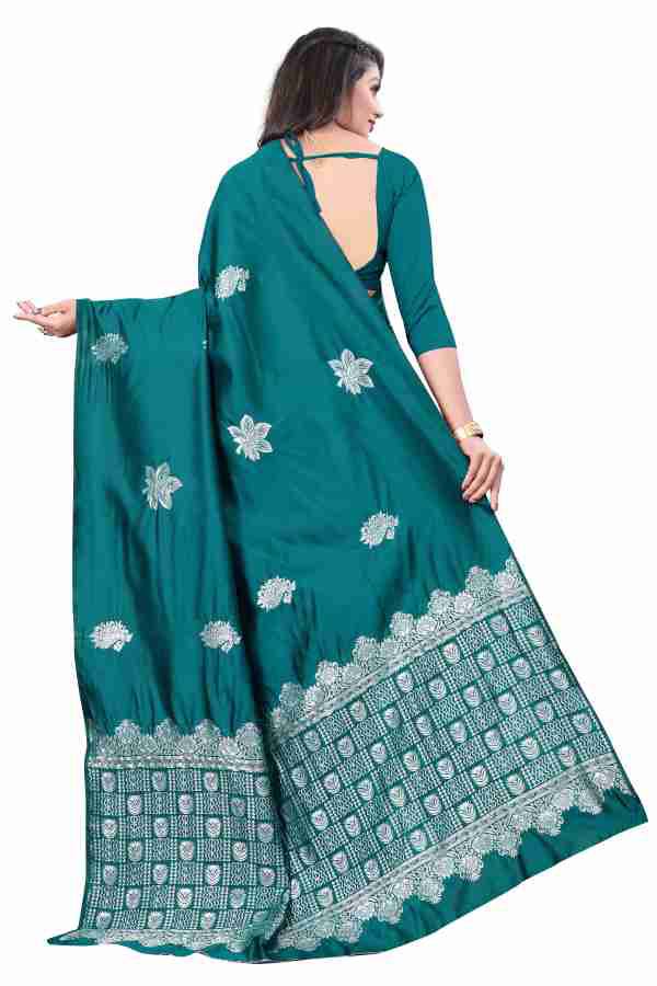 Soft Lichi Silk Saree with Rich Jacquard Weaving