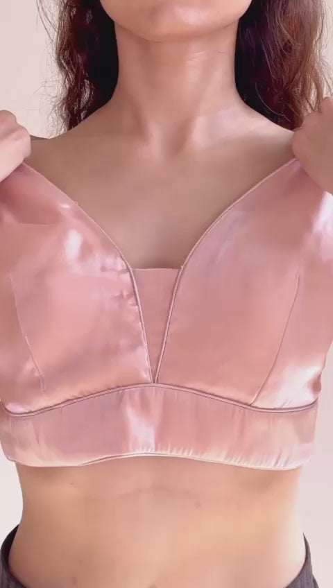 Alluring Peach Color Georgette Sequence Saree