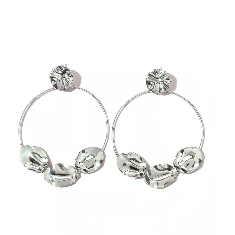 high-grade cool wind circle minority Earrings design temperament Earrings