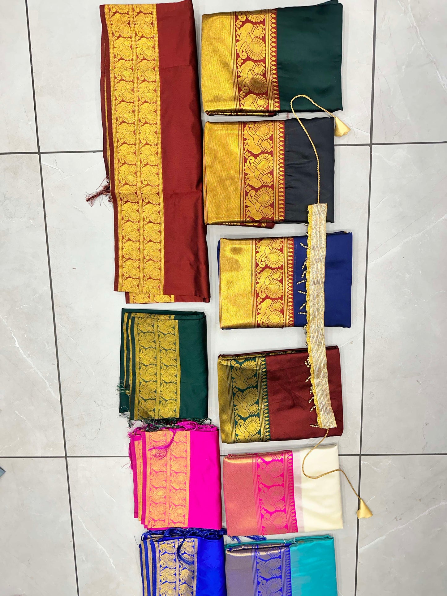 Awesome Designer Zari Silk Half Saree Lehenga South Indian Style With Belt
