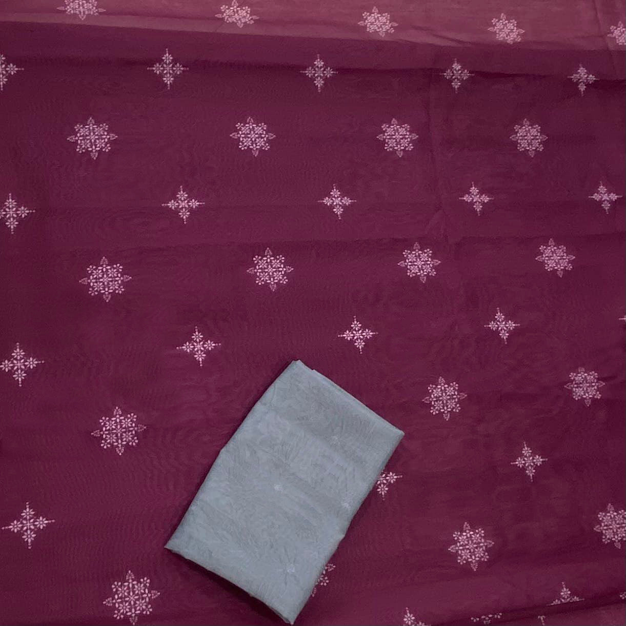 perplexing Printed Chanderi Cotton Saree With Blouse