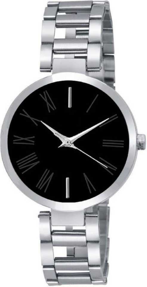Silver Dial Tone Metal Strap Watch For Women
