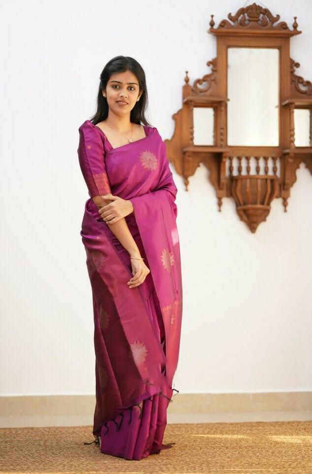 Reach Pallu Jacquard Saree For Women KP-5009