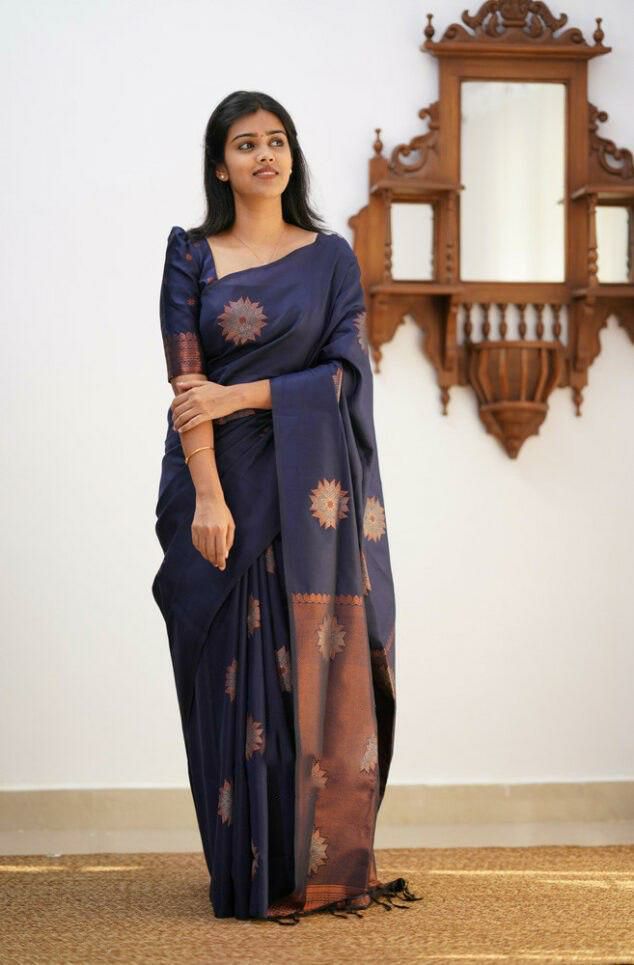 Reach Pallu Jacquard Saree For Women KP-5009