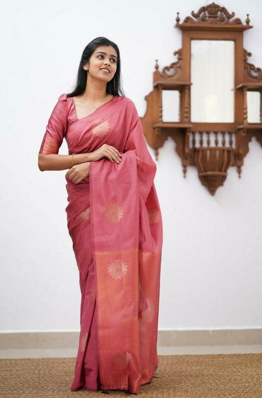 Reach Pallu Jacquard Saree For Women KP-5009