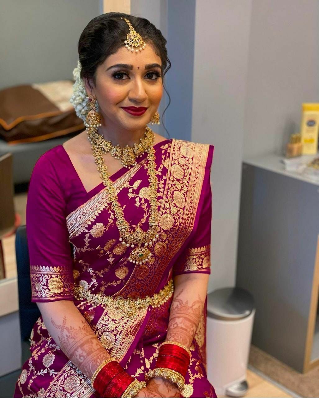 Lichi Silk Jacquard Saree