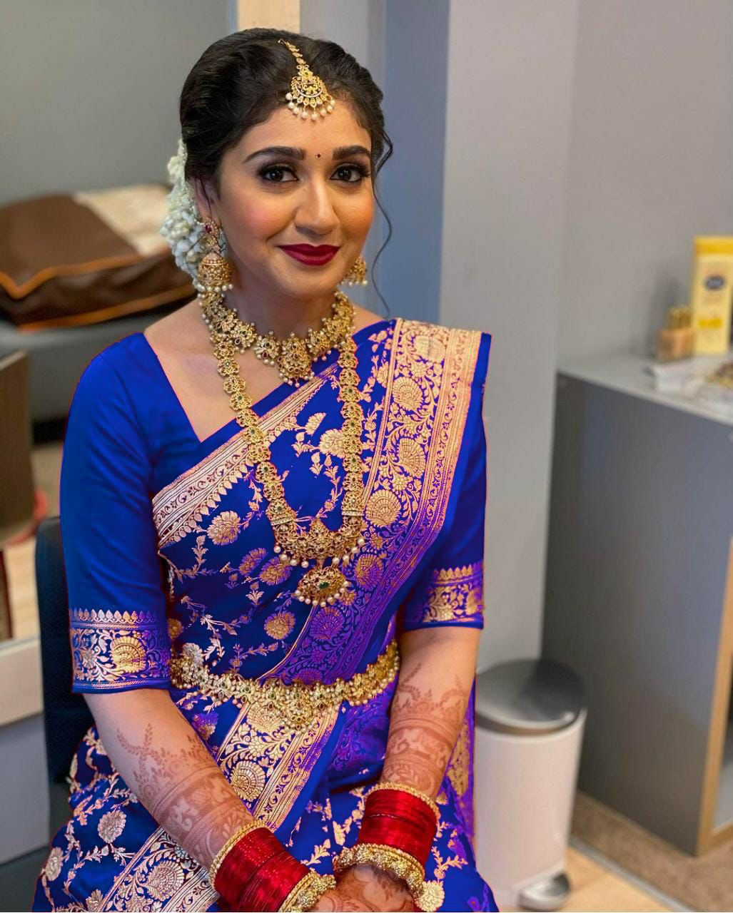 Lichi Silk Jacquard Saree