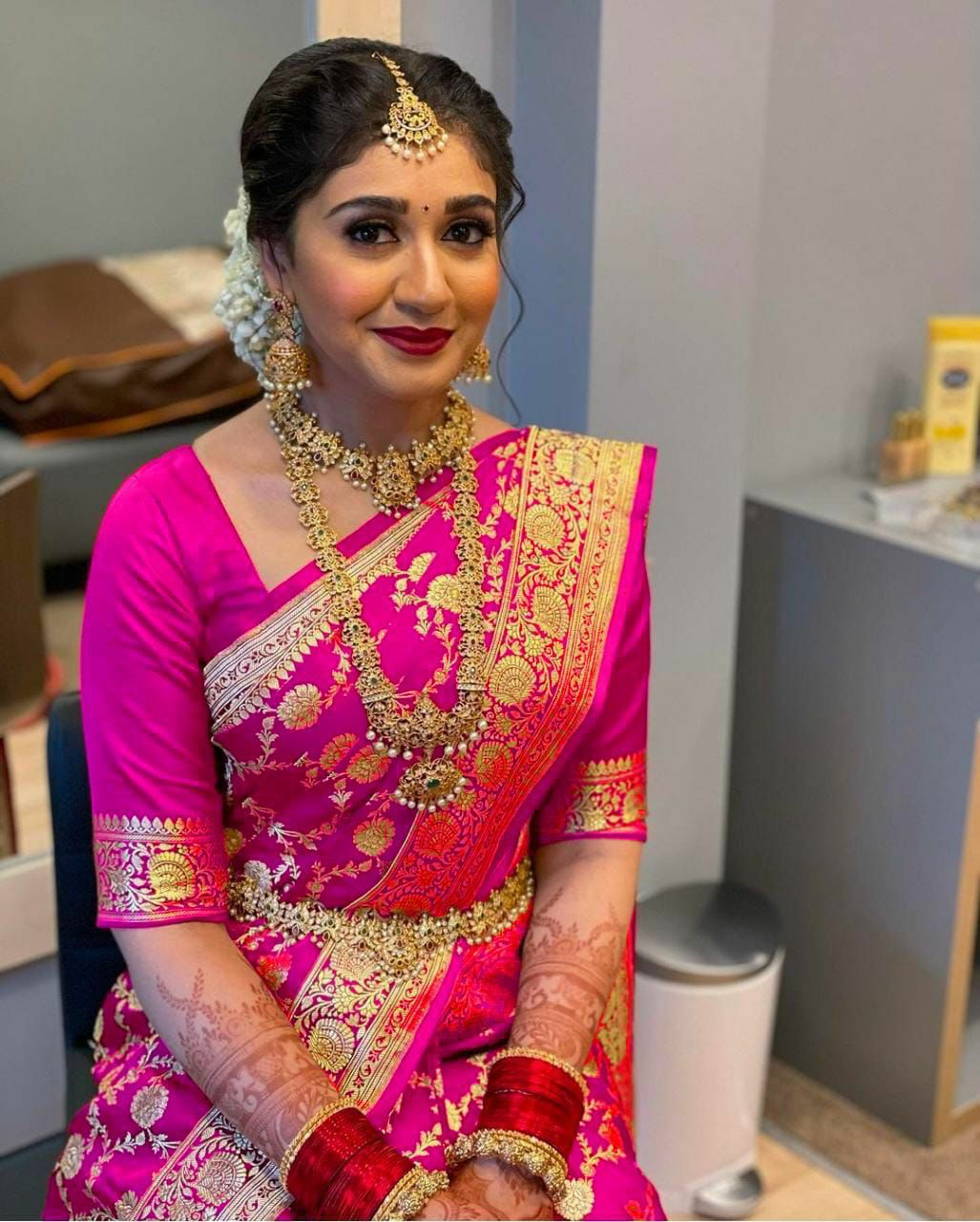 Lichi Silk Jacquard Saree