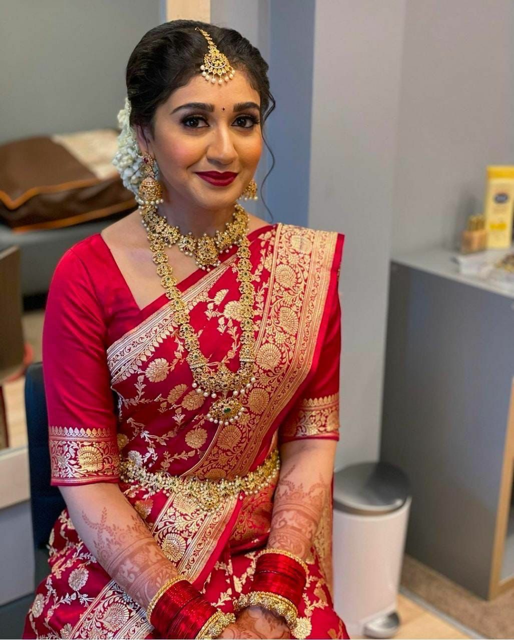 Lichi Silk Jacquard Saree