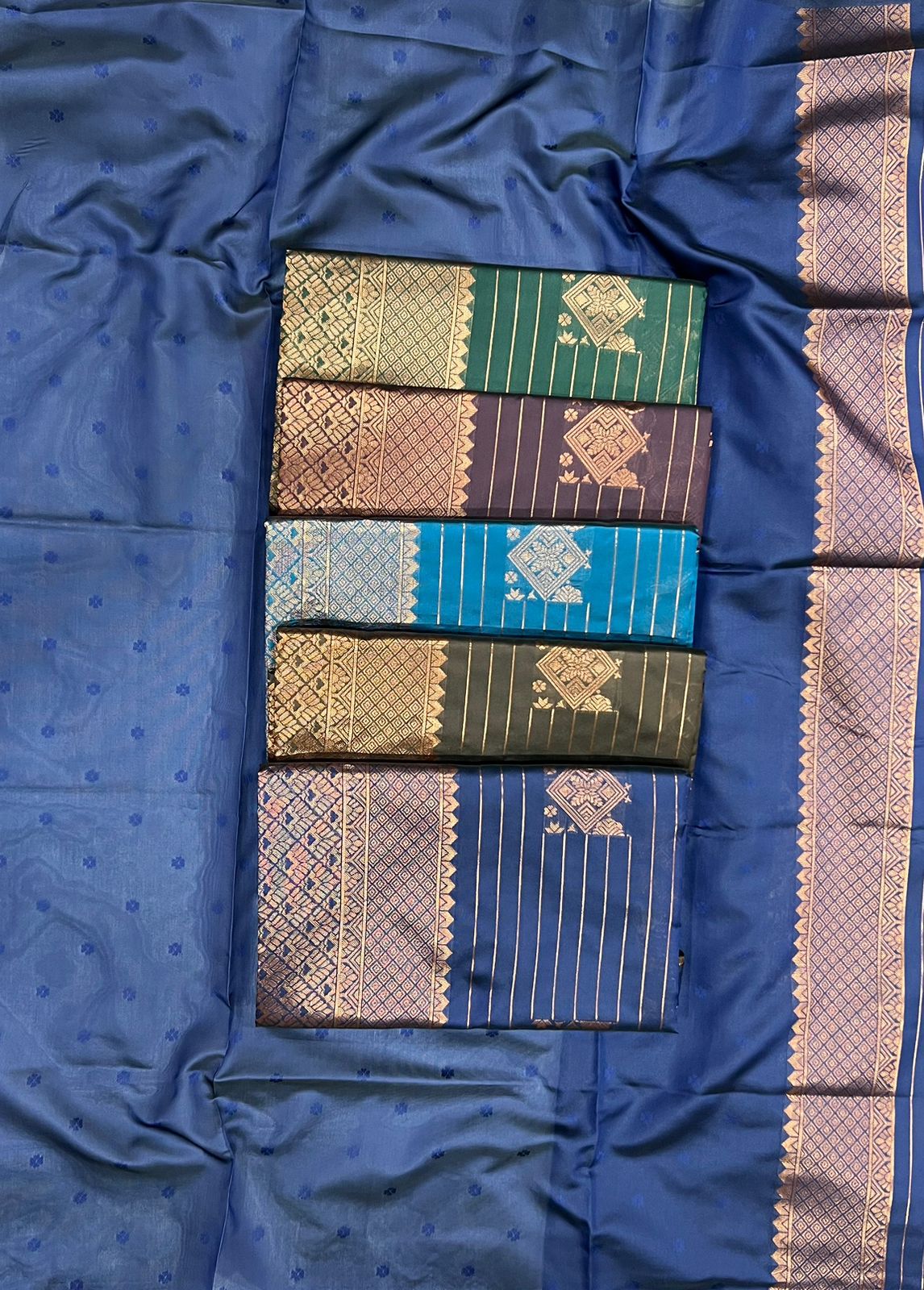 Latest Jacquard Work On All Over The Saree