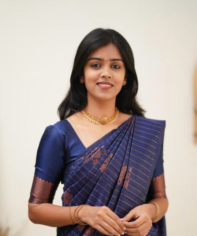 Latest Jacquard Work On All Over The Saree
