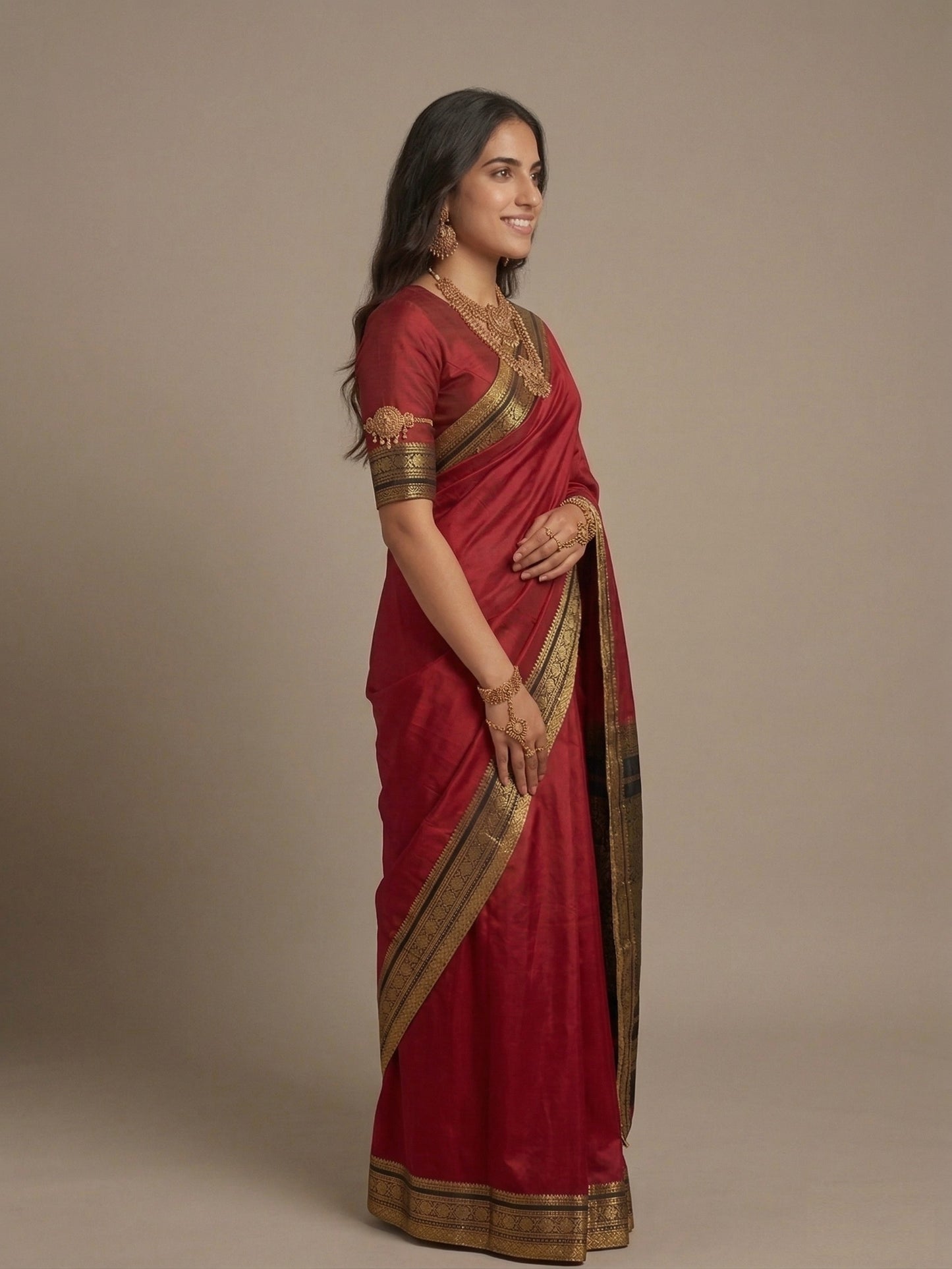 Latest Silk Saree with Jacquard Weaving