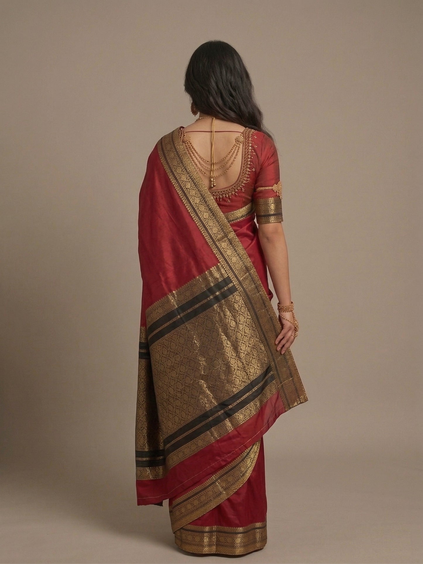Latest Silk Saree with Jacquard Weaving