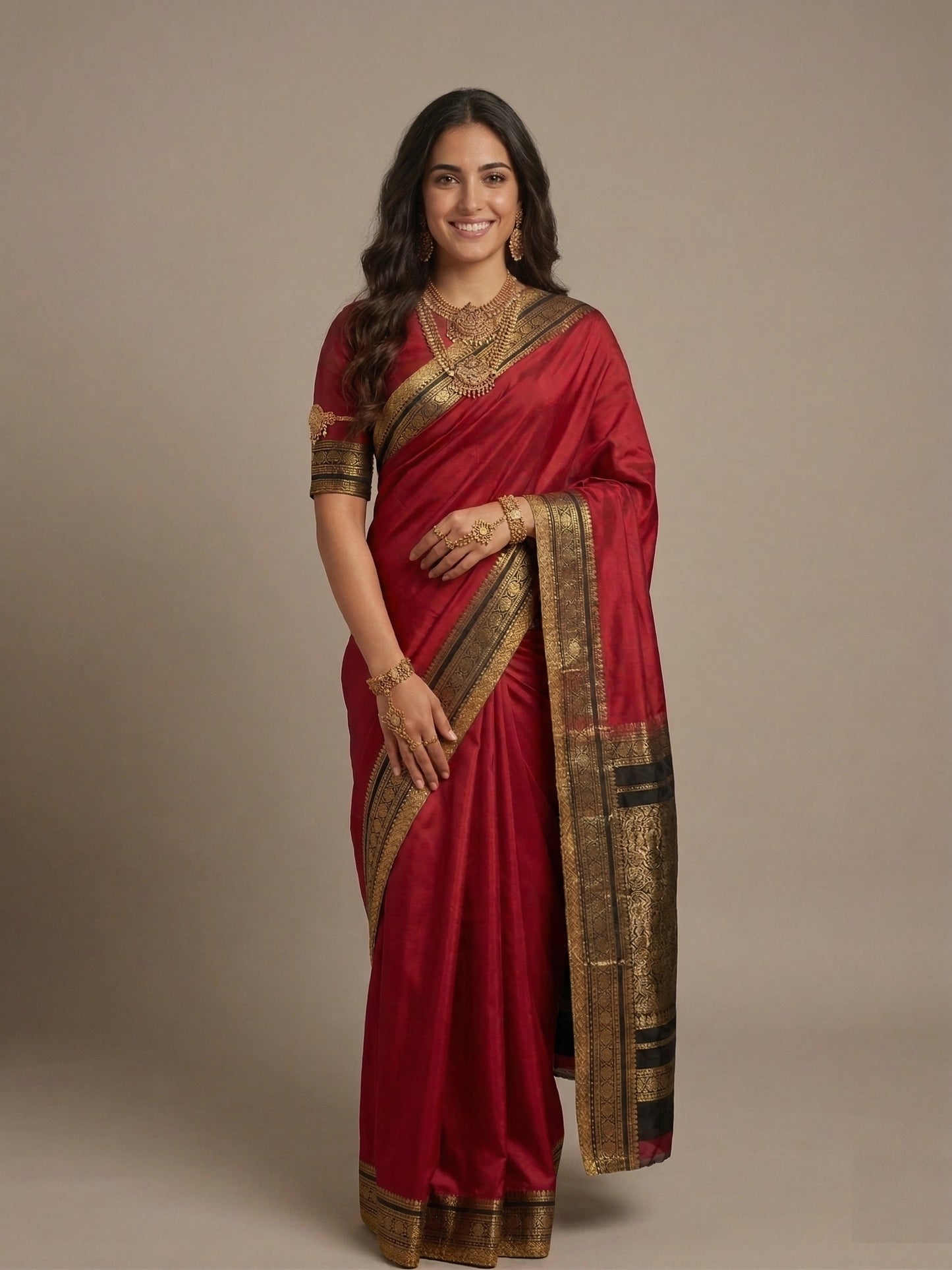 Latest Silk Saree with Jacquard Weaving