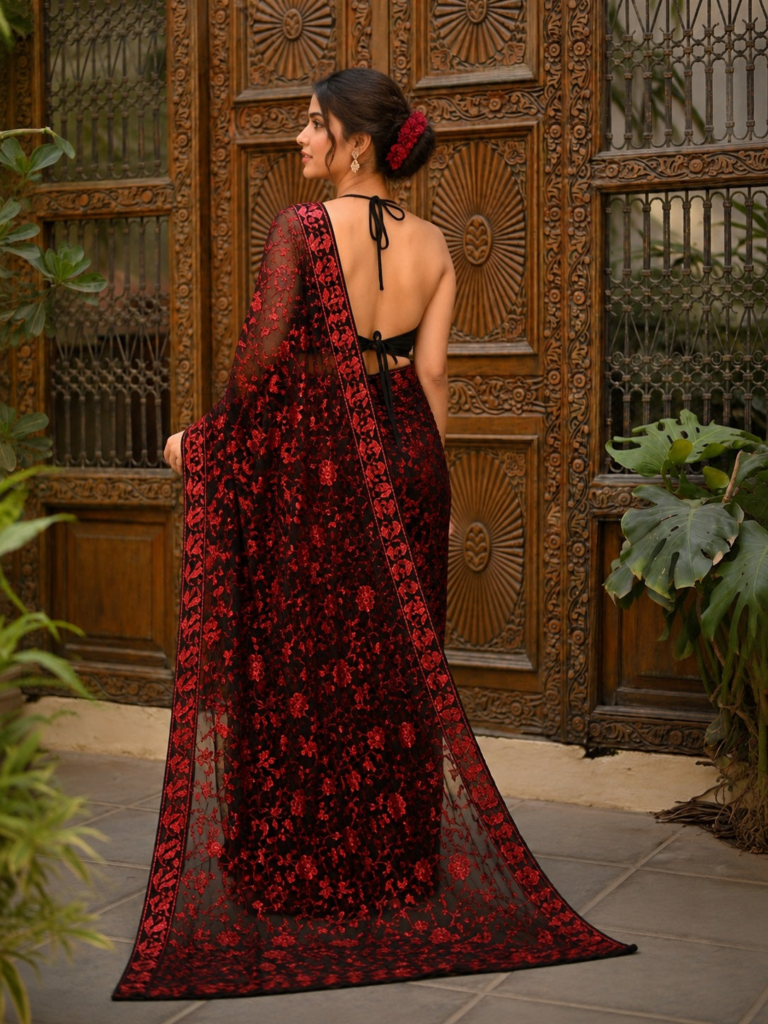 Trending Sequence Work Saree