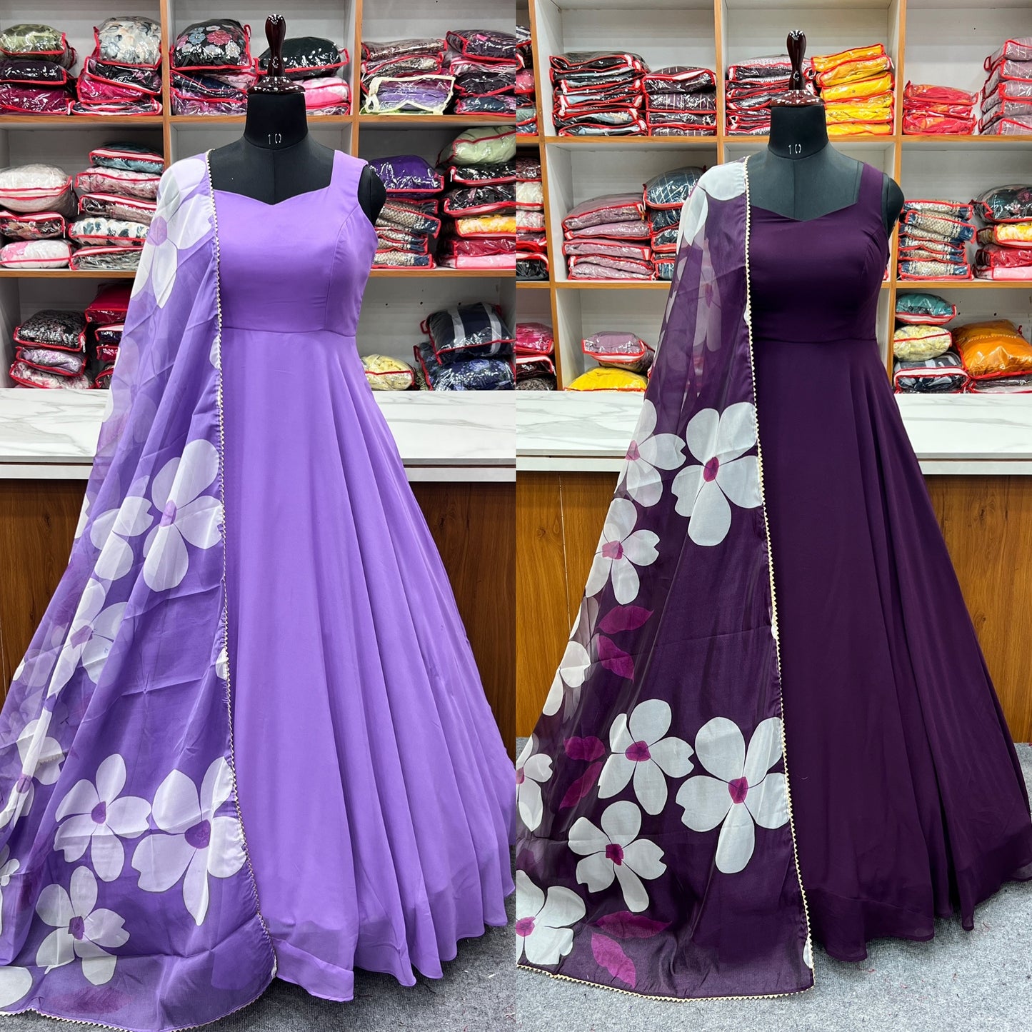 Ready To Wear Anakali Gown with dupatta
