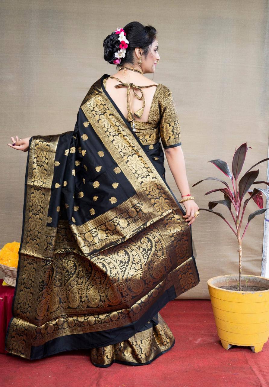 Banarasi Silk Jacquard Saree Blouse