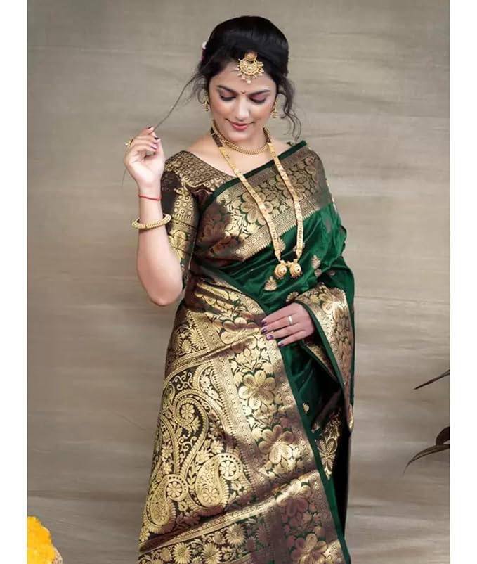 Banarasi Silk Jacquard Saree Blouse