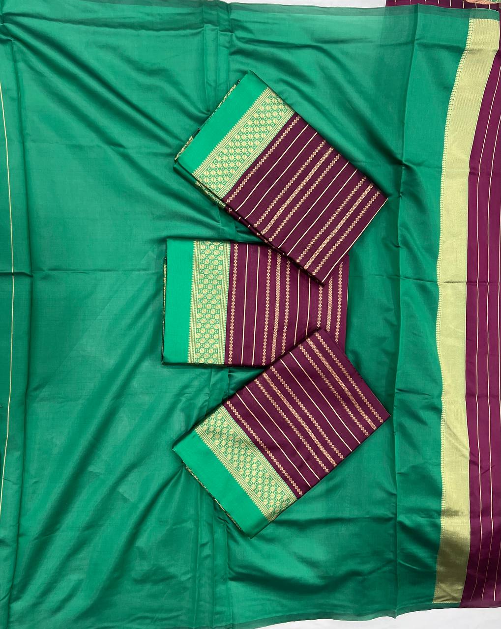 Soft Lichi Silk Saree