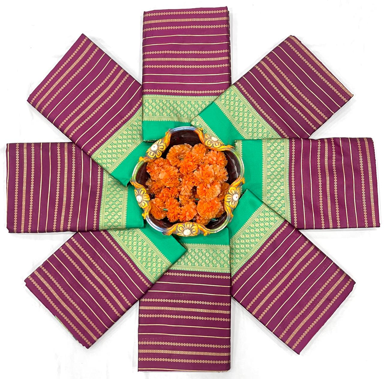 Soft Lichi Silk Saree