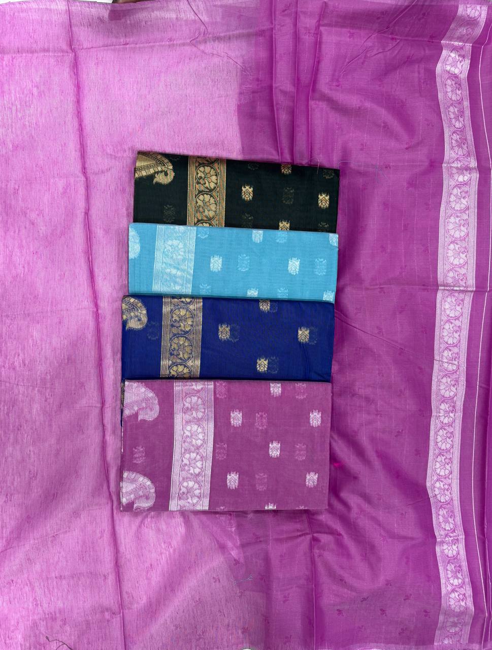 Lilan Slab Saree with Jacquard Weaving